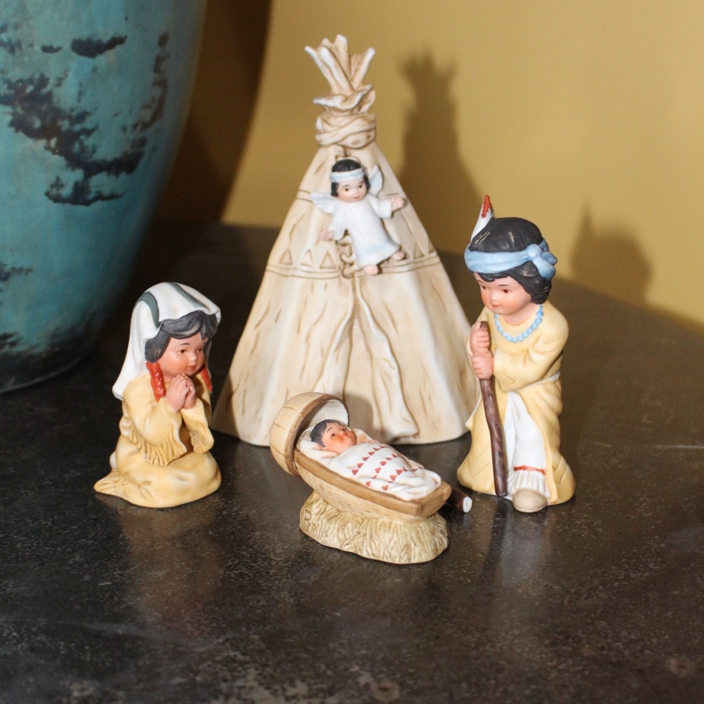 Vintage Sagebruch kids Gregory Perillo  Nativity Set